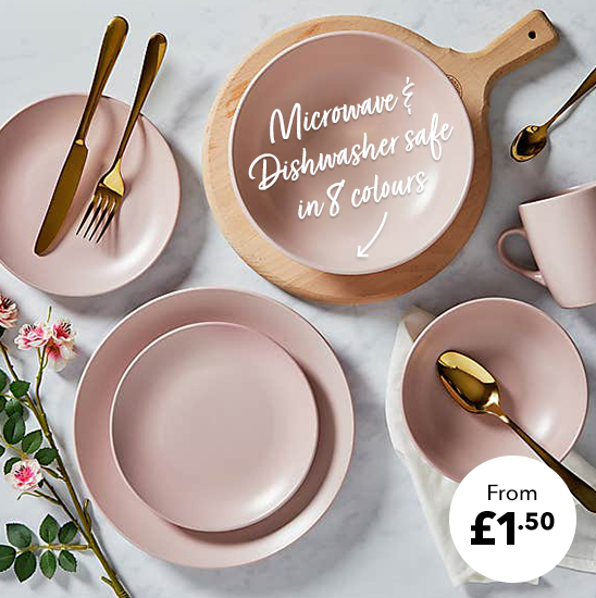 12 Piece set from £20 SHOP EVERYDAY DINING